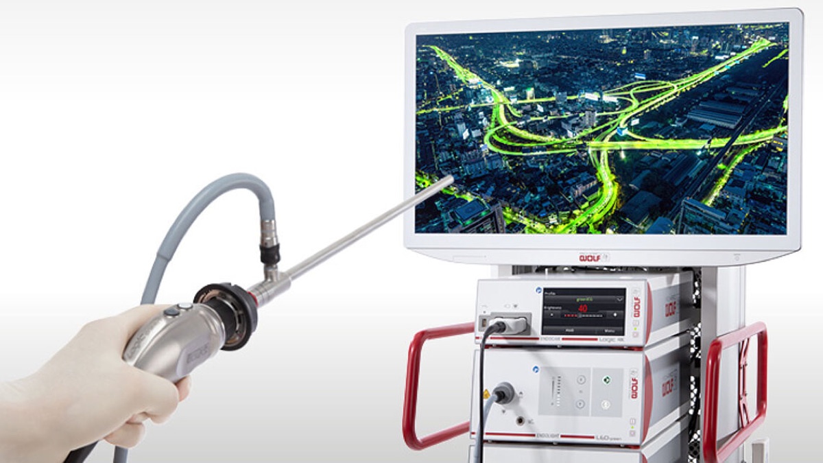 Endoscopy imaging tower